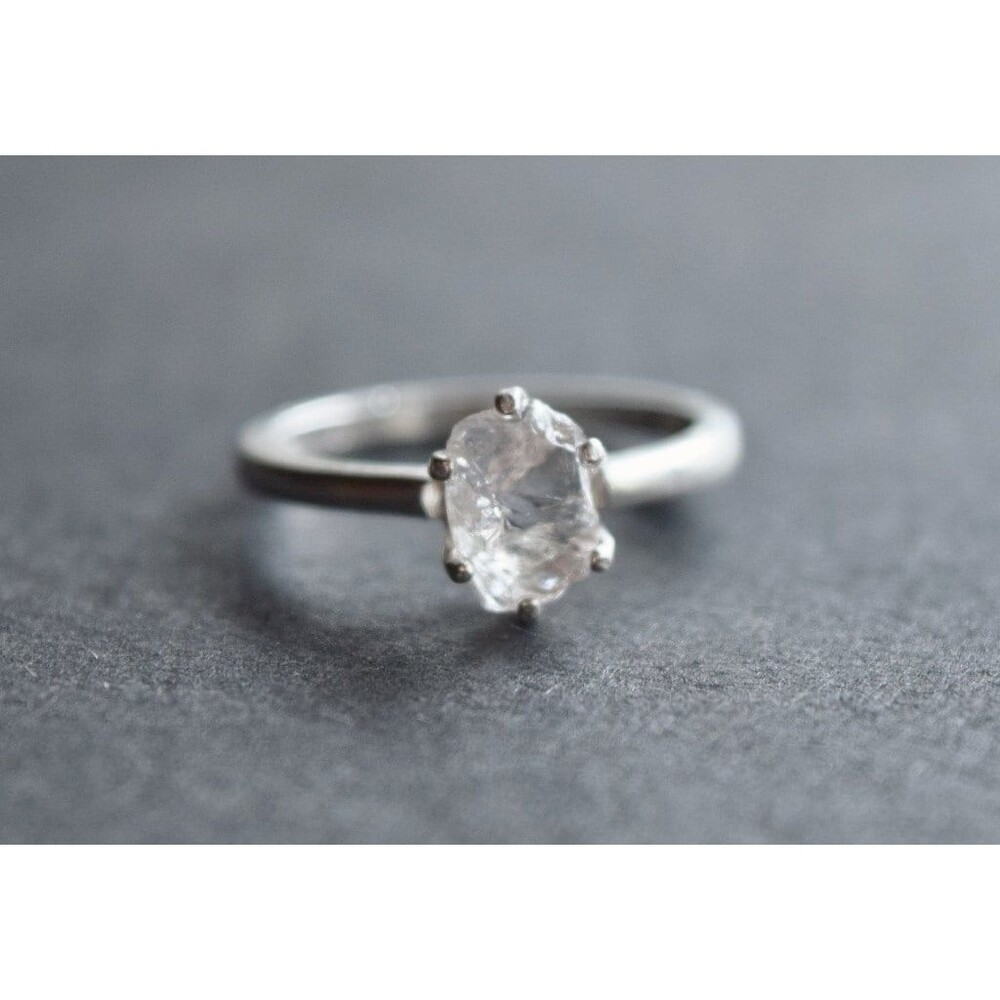 Unconventional yet Simple Engagement Ring Promise Anniversary Ring Wedding Band